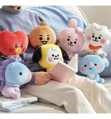Pelucias Bts Bonecos Fofos Bt21 Kpop Armys Todos 7 Mascotes