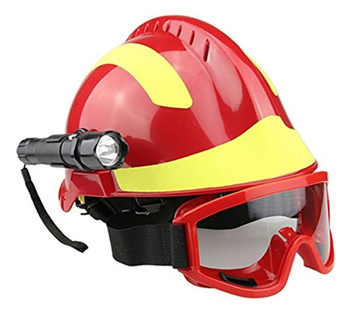 Casco De Rescate Seguridad Incluye Lampara + Goggles