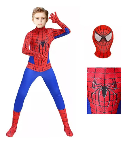 Disfraz Spider Man Niño Hombre Arañatraje Hero Cosplay Ropa