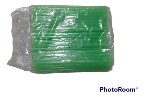 Imagen 2 de 6 de Pitillo Negro Para Frappe, Cocada, Pack 1 De 100 Und