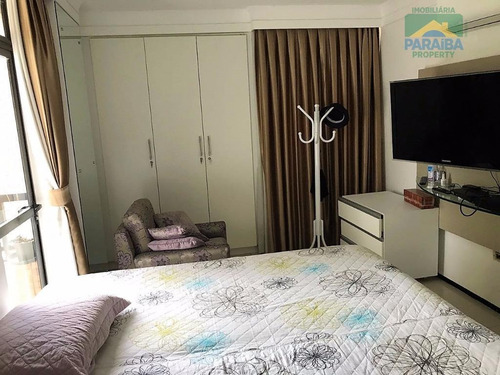 Imagem 9 de 15 de Apartamento Vista Mar À Venda, - Praia De Tambaú - João Pessoa - Pb - Ap0985