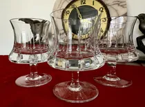 Comprar Copas Coñac Cristalería San Carlos Talladas Facetadas X4