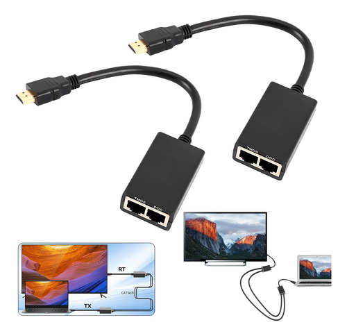 Repetidor Extensor Ethernet Balun Con Ajuste Automático