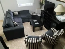 Comprar Juego De Living. Sillon Esquinero + 2 Materas + Mesa + 2puff