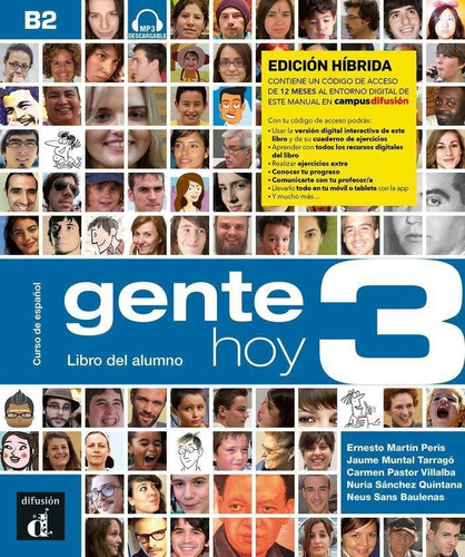 Libro: Gente Hoy 3 Ed. Hibrida L. Del Alumno. Aa.vv. Difusio