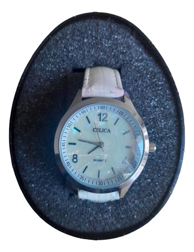 Reloj Pulsera Dama Mujer Malla Cuero