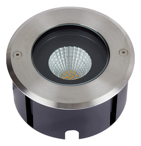 Lampara Empotrada En Piso Satin 14w Luz Suave Cálida Hled-65