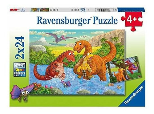 Ravensburger 05030 Dinosaurios En El Juego 2 X 24 Fcrp7
