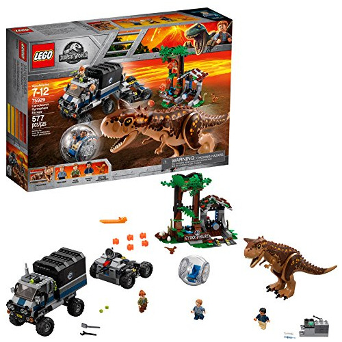 Lego Jurassic World Carnotaurus Gyrosphere Escape 75929 Comp