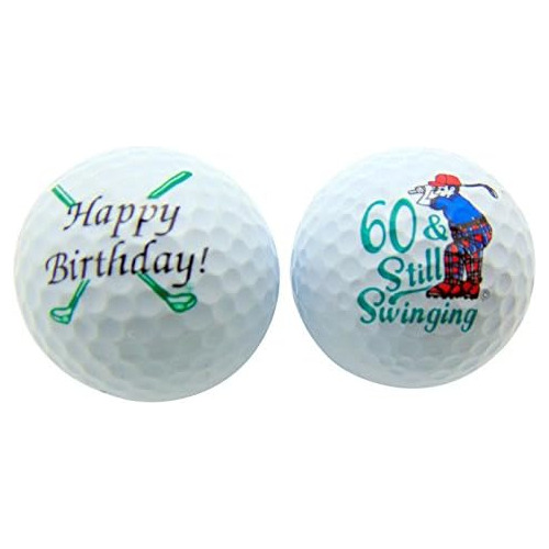 Juego De 2 Pelotas De Golf  60th Birthday Sixty & Still...