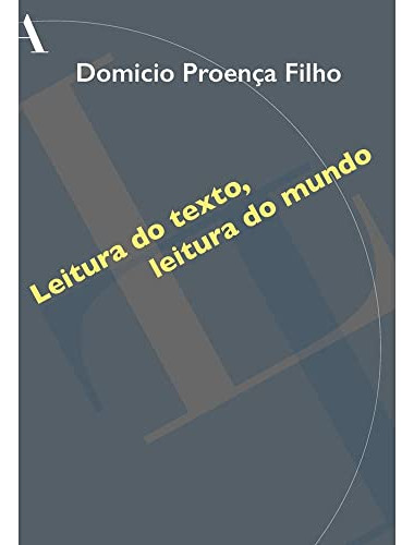 Libro Leitura Do Texto Leitura Do Mundo De Filho Domicio Pro