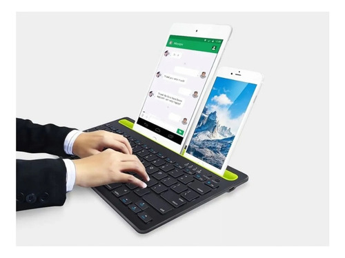 Teclado Recargable Inalambrico Bluetooth iPad Tablet