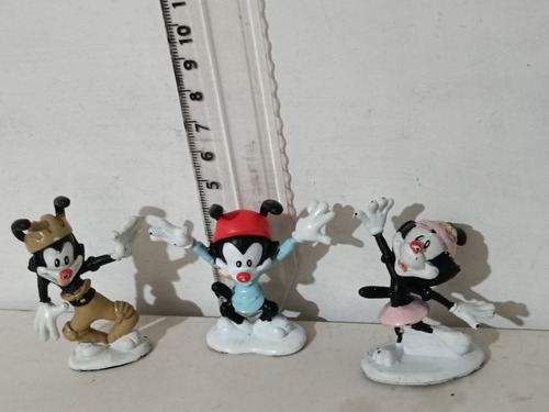 Figuras Plástico Animaniacs Sonrics Hermanos Warner (Usado)