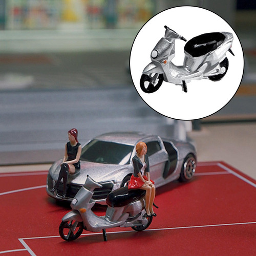 Modelo De Motocicleta A Escala 1:64, Minidecoración,