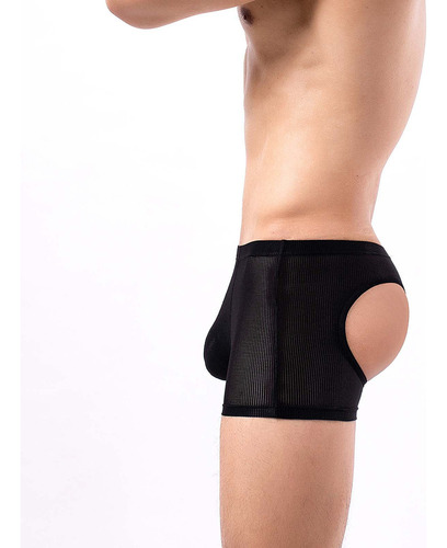 Pantalones Cortos Tipo Bóxer Suaves De Malla Transpirable Pa