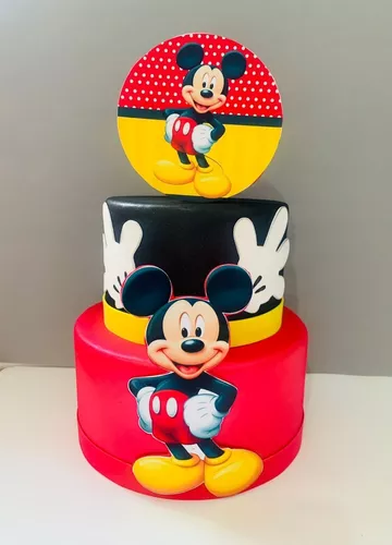 BOLO do MICKEY MOUSE: 50 Modelos e Como Fazer