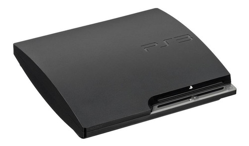 Sony PlayStation 3 Slim 160GB Standard  color charcoal black 2010