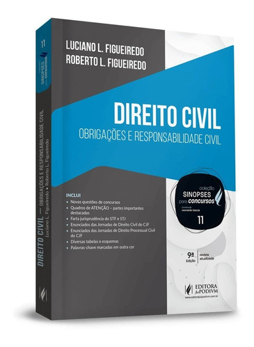 Direito Civil Obrigações Vol.11  Sinopses Para Concurso 2020