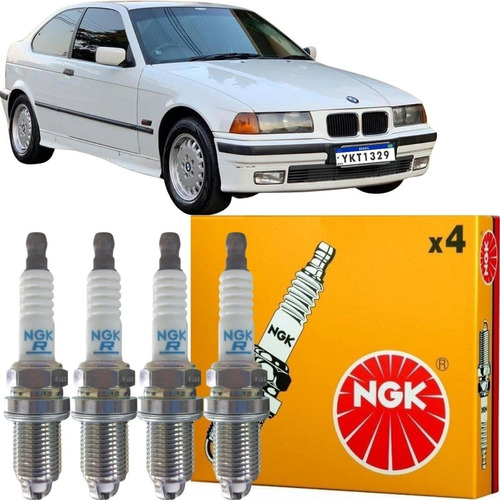 Jogo De Vela Original Ngk Bmw 318i 1.8 1991 1992 1993 1994