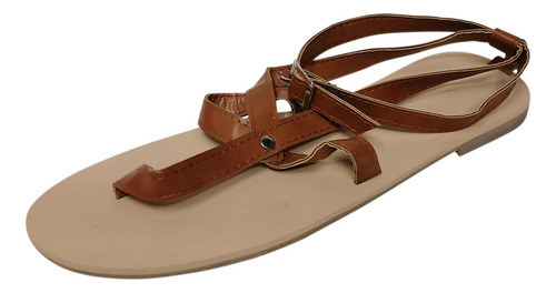 Chanclas Informales Para Vacaciones En La Playa, Planas, Par