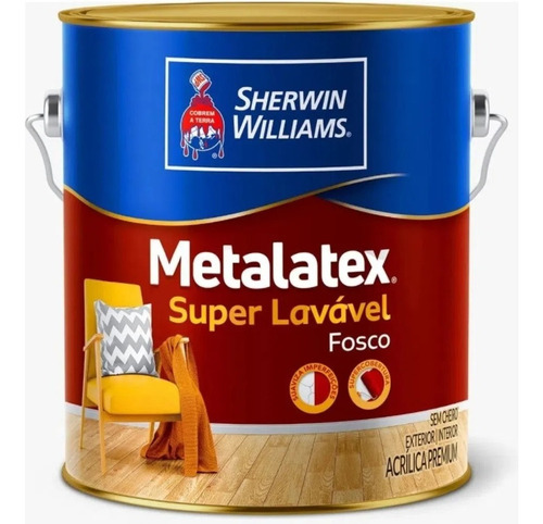 Tinta Acrílica Fosco Metalatex Sherwin Williams Vanilla 3,6l