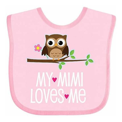 Baberos Para Bebé Inktastic Mimi Loves Me Girls Owl Baby Bab