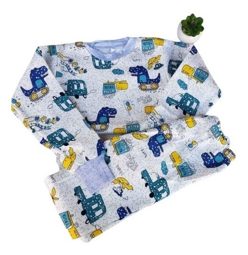 Pijama De Niños Con Polar 2 Piezas 