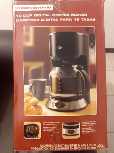 Cafetera Durabrand Digital-12 Tazas