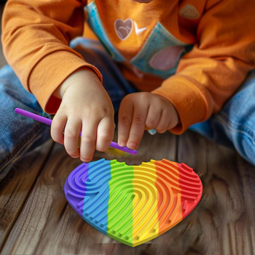Tablero De Actividades Sensoriales, Tablero De Corazón