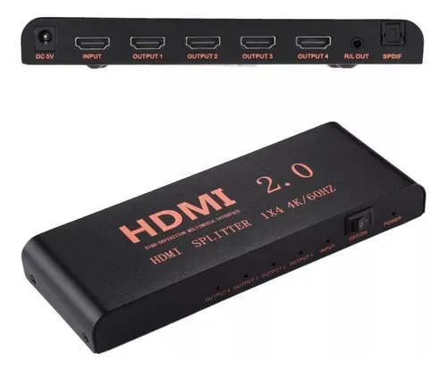 Splitter Hdmi Versión 2.0 4k 60hz