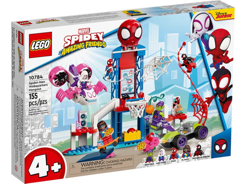Lego Spidey Amazing Friends Spiderman Cuartel Aracnido 10784