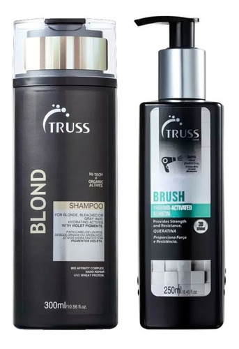 Kit Truss Blond Shampoo300ml E Brush250ml