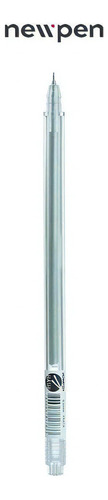 Newpen Caneta Esferográfica Hashi Gel Pen Prata 0,5mm 1un