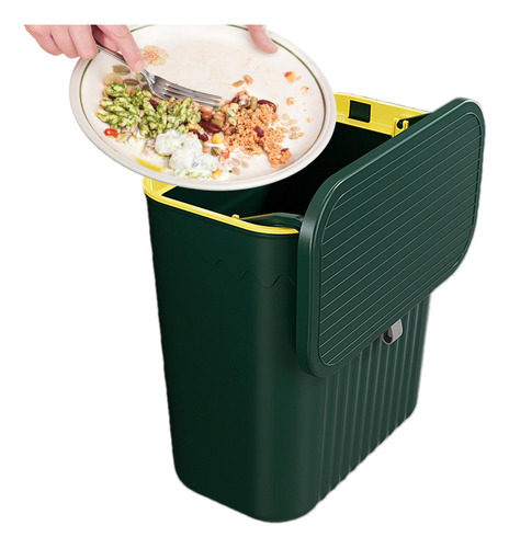 Contenedor De Abono Para Cocina Bote De Basura Para Encimera