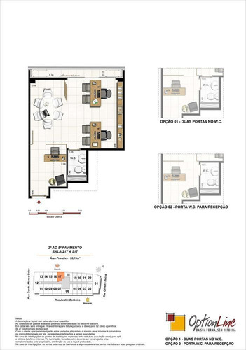 Sala À Venda No Bairro Jardim Botânico - Rio De Janeiro/rj - O-10521-19963