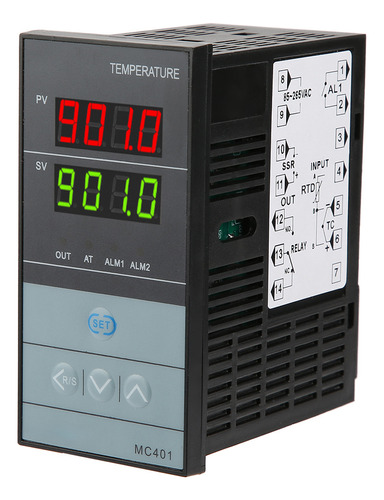 Controlador De Temperatura Digital Pid Termostato Relé Ssr