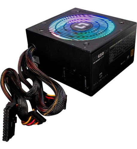 Fuente De Poder Gr Burst Semi Modular Con Rgb Gr650sm