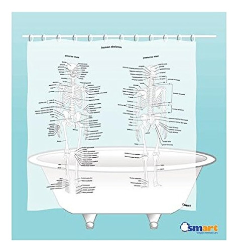 Cortinas De Baño Cortina De Ducha Con Esqueleto Humano