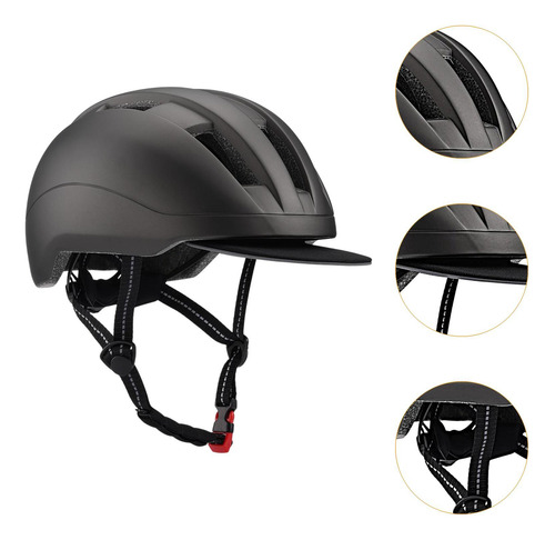 Casco De Bicicleta Con Casco De Bicicleta Ajustable De