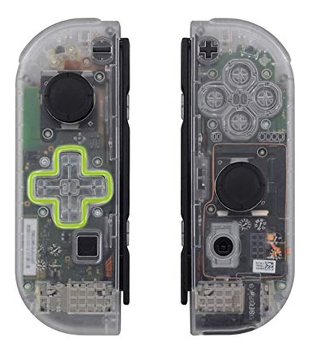 Carcasa Del Controlador De Mano Joycon Transparente Transpar