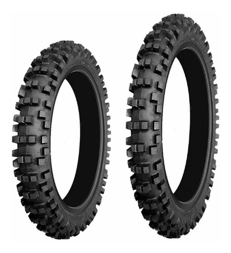 Imagen 1 de 3 de Combo Cubiertas Ktm Sxf 350 120 90 19 + 80 100 21 V500