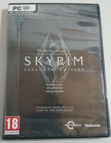 The Elder Scrolls V Skyrim Legendary Edition-- Pc Físico