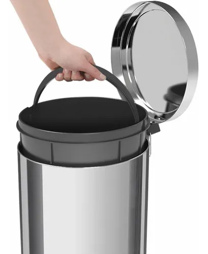 Cesto basura acero inoxidable 12 litros sale