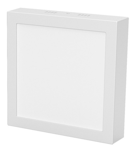 Plafón Led Panel 24w Luz Día Fría Cuadrado 29cm Superficial Color Blanco