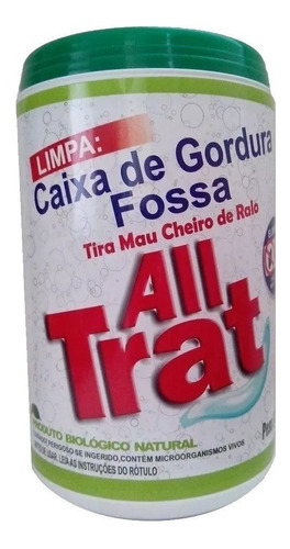 All Trat - 500 Grs Limpa Fossa E Caixa De Gordura , Enzimas