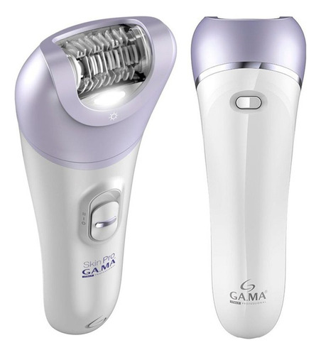 Depiladora Gama Oasis Look 2 Cabezales Carga Usb Lila