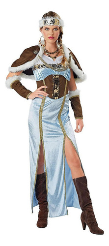 / Disfraz De Princesa Guerrera Vikinga For Mujer, Talla De