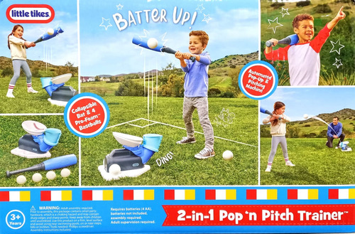 Set Lanzadora Automática De Baseball Little Tikes