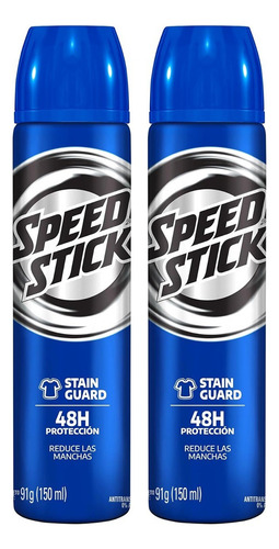 Desodorante Aerosol Spray Speed Stick Stain Guard 150ml 48h