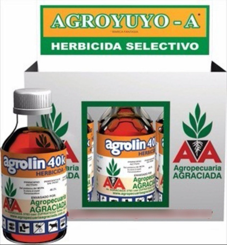 Herbicida Agrolin Mcpa 40%, Frasco De 100 Cc